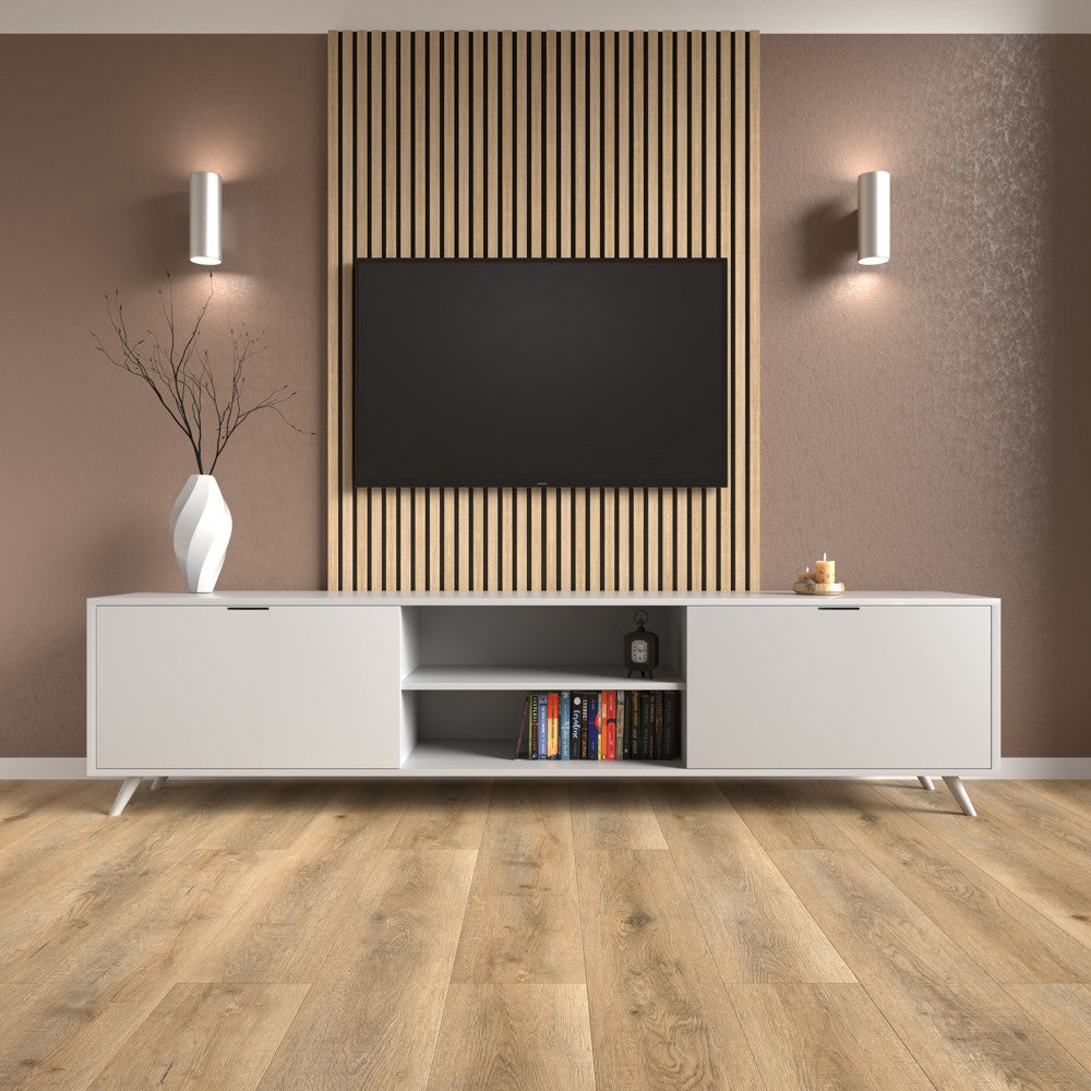 Akusztikus falpanel 1,66 m2 Tejkaramella 275x60,4cmx2,1 cm
