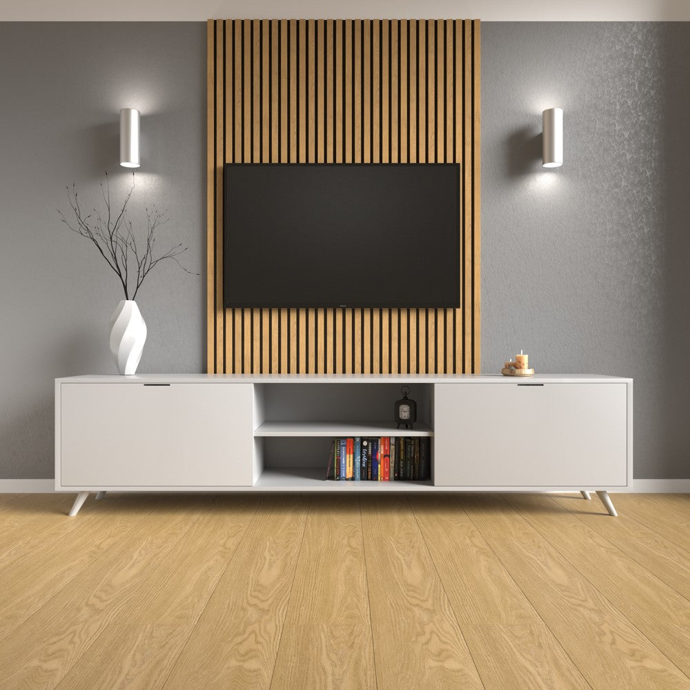 Akusztikus falpanel 1,66 m2 Rusztikus tölgy 275x60,4cmx2,1 cm