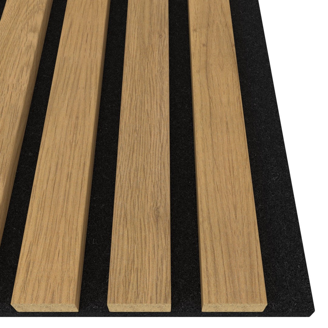 Akusztikus falpanel 1,66 m2 Rusztikus tölgy 275x60,4cmx2,1 cm
