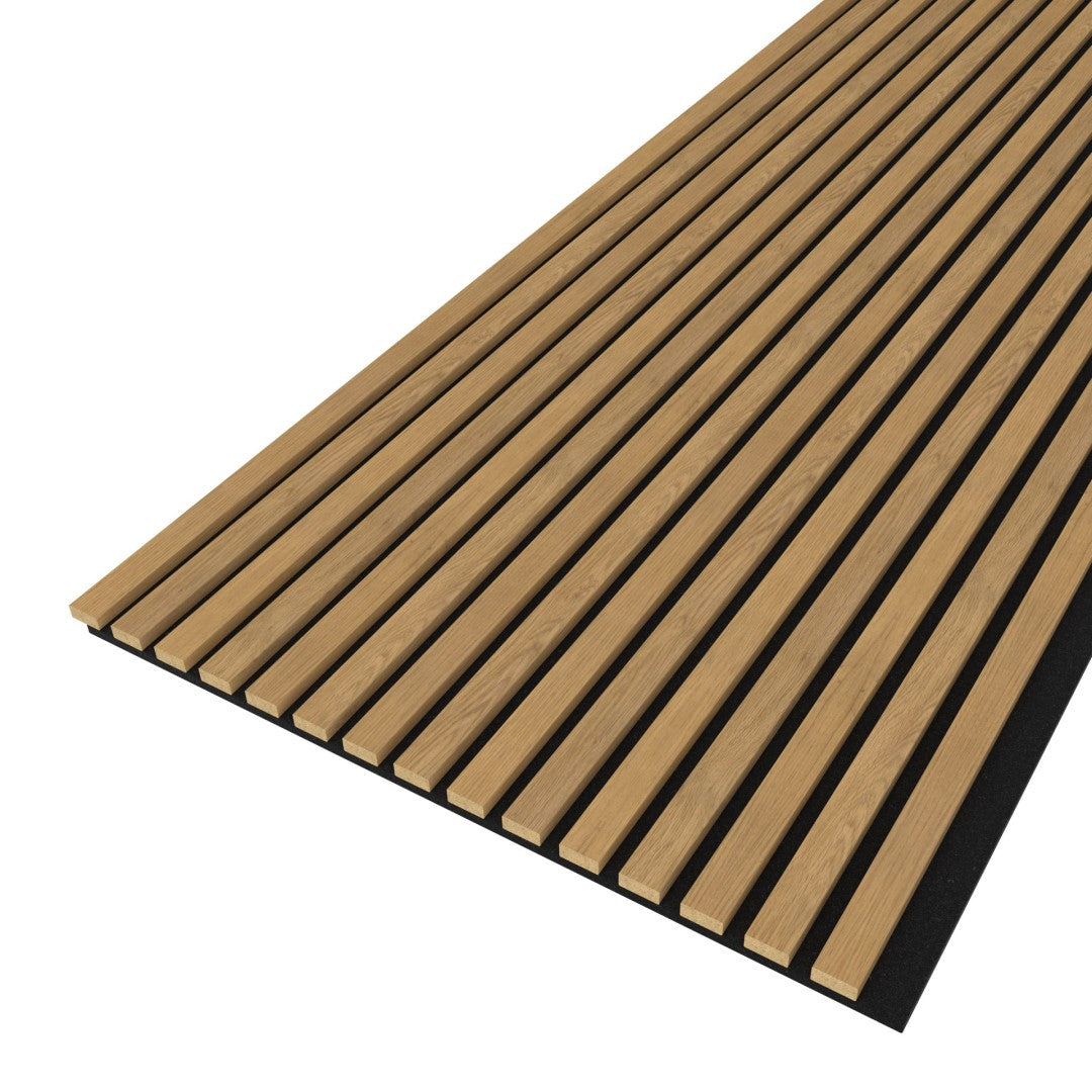 Akusztikus falpanel 1,66 m2 Rusztikus tölgy 275x60,4cmx2,1 cm
