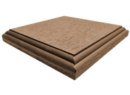 WPC kerítés oszlop kalap tölgy