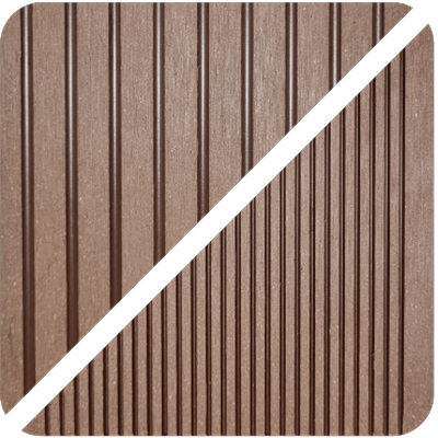 Bordázott WPC burkolat csokibarna 2,9 m