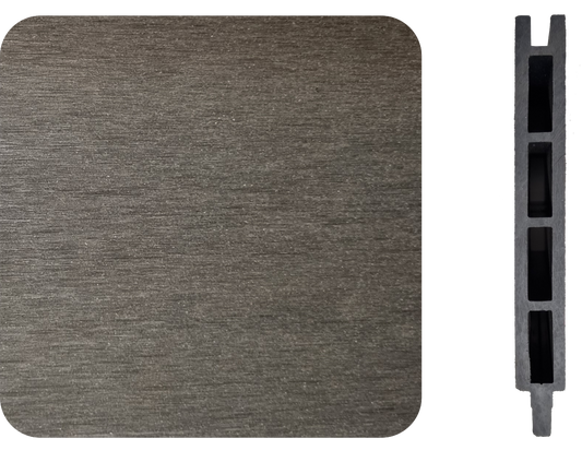 Zárt WPC kerítés léc antracit