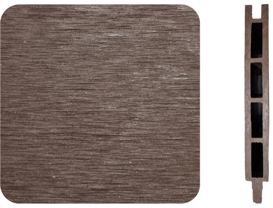 Zárt WPC kerítés léc barna